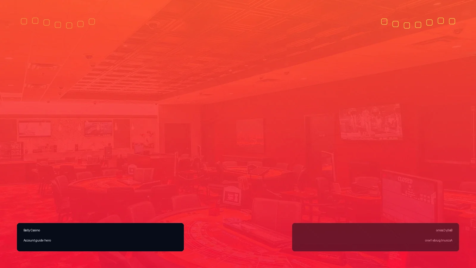 Bally Casino account guide background